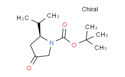 CAS No. 1212437-79-0, (S)-tert-Butyl 2-isopropyl-4-oxopyrrolidine-1-carboxylate