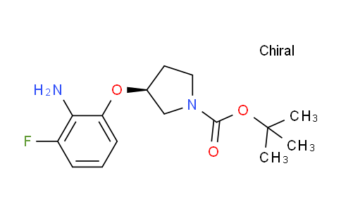 CAS No. 1233860-12-2, (S)-tert-Butyl 3-(2-amino-3-fluorophenoxy)pyrrolidine-1-carboxylate