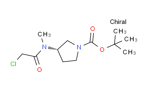 CAS No. 1354002-22-4, (S)-tert-Butyl 3-(2-chloro-N-methylacetamido)pyrrolidine-1-carboxylate