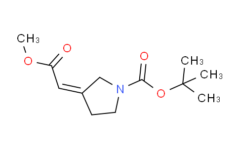 CAS No. 441773-67-7, (Z)-tert-Butyl 3-(2-methoxy-2-oxoethylidene)pyrrolidine-1-carboxylate