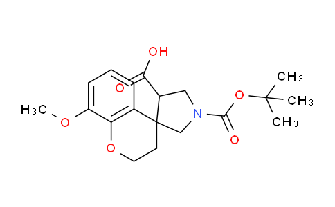 CAS No. 1956385-64-0, 1'-(tert-Butoxycarbonyl)-8-methoxyspiro[chroman-4,3'-pyrrolidine]-4'-carboxylic acid