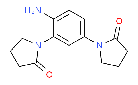 CAS No. 1170504-43-4, 1,1'-(4-Amino-1,3-phenylene)bis(pyrrolidin-2-one)