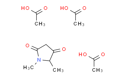 CAS No. 1624262-33-4, 1,5-Dimethylpyrrolidine-2,4-dione triacetate