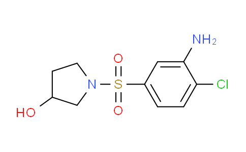 CAS No. 1220018-04-1, 1-((3-Amino-4-chlorophenyl)sulfonyl)pyrrolidin-3-ol