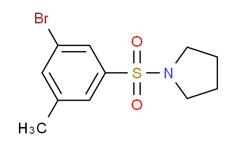 CAS No. 1020252-96-3, 1-((3-Bromo-5-methylphenyl)sulfonyl)pyrrolidine