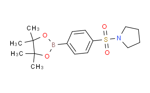 CAS No. 928657-21-0, 1-((4-(4,4,5,5-Tetramethyl-1,3,2-dioxaborolan-2-yl)phenyl)sulfonyl)pyrrolidine