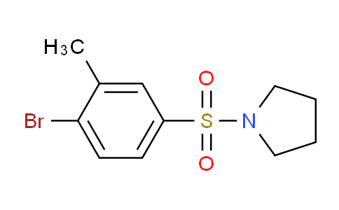 CAS No. 852026-79-0, 1-((4-Bromo-3-methylphenyl)sulfonyl)pyrrolidine