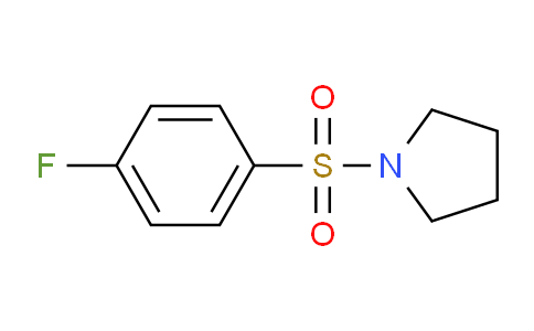 CAS No. 157187-14-9, 1-((4-Fluorophenyl)sulfonyl)pyrrolidine