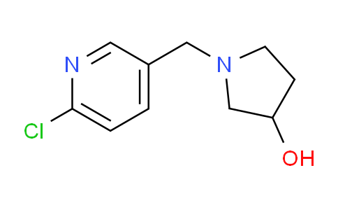 CAS No. 1343606-51-8, 1-((6-Chloropyridin-3-yl)methyl)pyrrolidin-3-ol