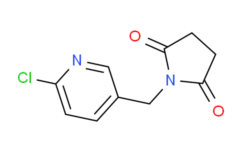 CAS No. 924869-03-4, 1-((6-Chloropyridin-3-yl)methyl)pyrrolidine-2,5-dione