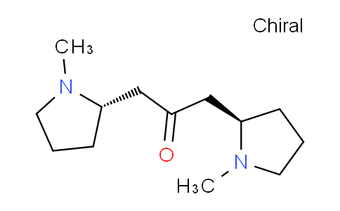 CAS No. 454-14-8, 1-((R)-1-Methylpyrrolidin-2-yl)-3-((S)-1-methylpyrrolidin-2-yl)propan-2-one