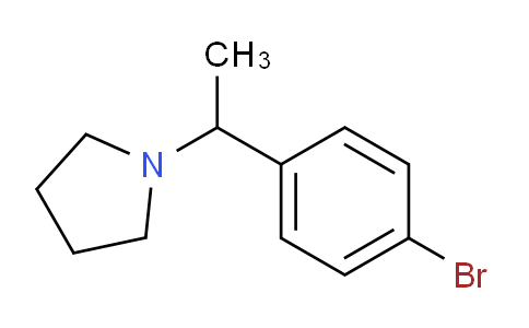 CAS No. 78065-00-6, 1-(1-(4-bromophenyl)ethyl)pyrrolidine