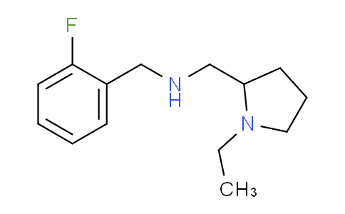CAS No. 726162-88-5, 1-(1-Ethylpyrrolidin-2-yl)-N-(2-fluorobenzyl)methanamine