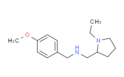 CAS No. 727360-94-3, 1-(1-Ethylpyrrolidin-2-yl)-N-(4-methoxybenzyl)methanamine