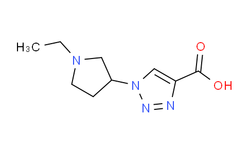CAS No. 1708080-11-8, 1-(1-Ethylpyrrolidin-3-yl)-1H-1,2,3-triazole-4-carboxylic acid