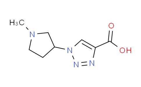 CAS No. 1707563-19-6, 1-(1-Methylpyrrolidin-3-yl)-1H-1,2,3-triazole-4-carboxylic acid