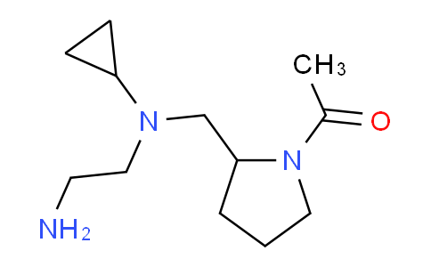 CAS No. 1353972-19-6, 1-(2-(((2-Aminoethyl)(cyclopropyl)amino)methyl)pyrrolidin-1-yl)ethanone