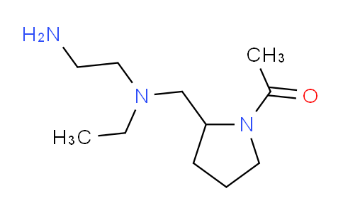 CAS No. 1353964-25-6, 1-(2-(((2-Aminoethyl)(ethyl)amino)methyl)pyrrolidin-1-yl)ethanone