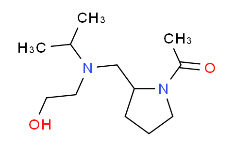 CAS No. 1353985-31-5, 1-(2-(((2-Hydroxyethyl)(isopropyl)amino)methyl)pyrrolidin-1-yl)ethanone