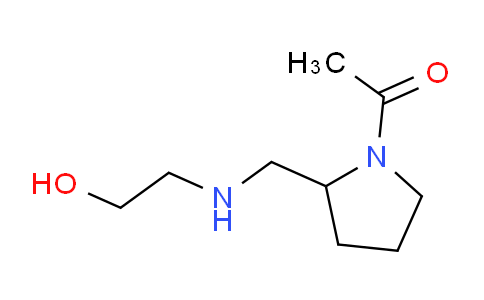 CAS No. 1353969-67-1, 1-(2-(((2-Hydroxyethyl)amino)methyl)pyrrolidin-1-yl)ethanone
