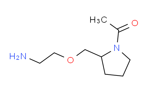 CAS No. 1353946-64-1, 1-(2-((2-Aminoethoxy)methyl)pyrrolidin-1-yl)ethanone