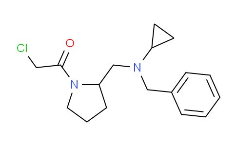 CAS No. 1353977-71-5, 1-(2-((Benzyl(cyclopropyl)amino)methyl)pyrrolidin-1-yl)-2-chloroethanone
