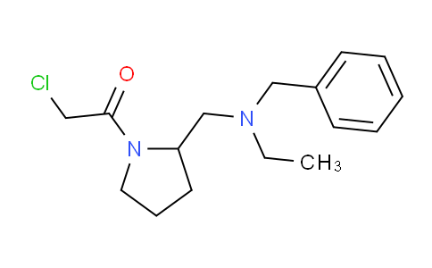 CAS No. 1353972-58-3, 1-(2-((Benzyl(ethyl)amino)methyl)pyrrolidin-1-yl)-2-chloroethanone