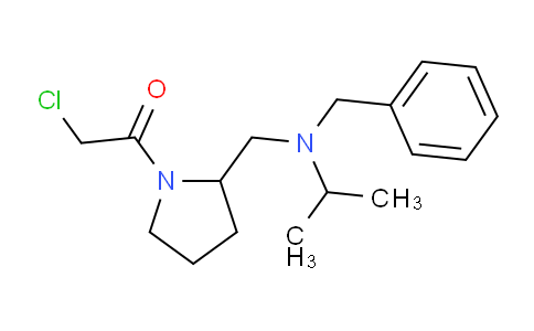 CAS No. 1353975-38-8, 1-(2-((Benzyl(isopropyl)amino)methyl)pyrrolidin-1-yl)-2-chloroethanone