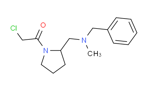 CAS No. 1353957-74-0, 1-(2-((Benzyl(methyl)amino)methyl)pyrrolidin-1-yl)-2-chloroethanone