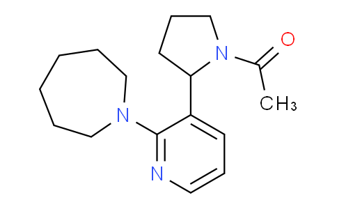 CAS No. 1352499-82-1, 1-(2-(2-(Azepan-1-yl)pyridin-3-yl)pyrrolidin-1-yl)ethanone
