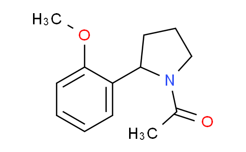 CAS No. 1355224-52-0, 1-(2-(2-Methoxyphenyl)pyrrolidin-1-yl)ethanone