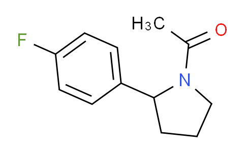CAS No. 1355231-15-0, 1-(2-(4-Fluorophenyl)pyrrolidin-1-yl)ethanone
