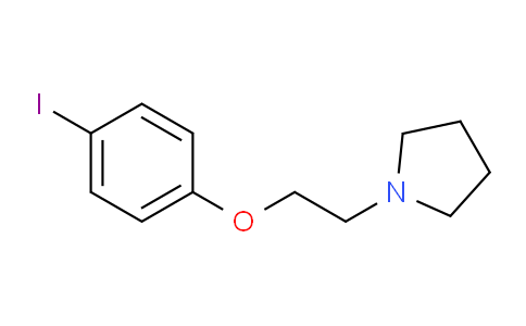 CAS No. 554430-67-0, 1-(2-(4-Iodophenoxy)ethyl)pyrrolidine