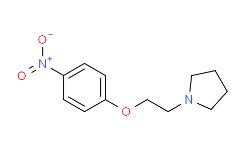 CAS No. 265654-77-1, 1-(2-(4-Nitrophenoxy)ethyl)pyrrolidine