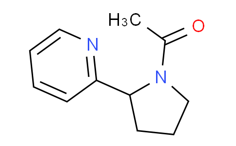 CAS No. 402937-53-5, 1-(2-(Pyridin-2-yl)pyrrolidin-1-yl)ethanone