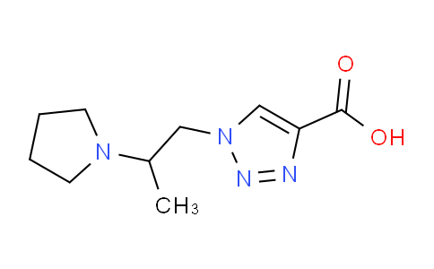 CAS No. 1708268-28-3, 1-(2-(Pyrrolidin-1-yl)propyl)-1H-1,2,3-triazole-4-carboxylic acid