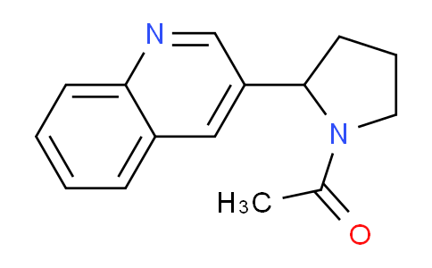 CAS No. 1352507-34-6, 1-(2-(Quinolin-3-yl)pyrrolidin-1-yl)ethanone