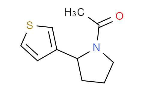 CAS No. 1340217-58-4, 1-(2-(Thiophen-3-yl)pyrrolidin-1-yl)ethanone