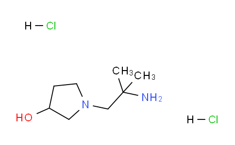 CAS No. 1208075-06-2, 1-(2-Amino-2-methylpropyl)pyrrolidin-3-ol dihydrochloride
