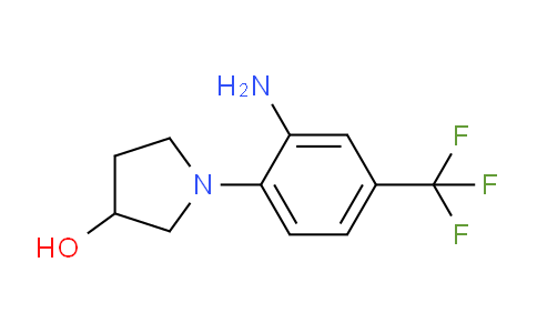 CAS No. 1220037-33-1, 1-(2-Amino-4-(trifluoromethyl)phenyl)pyrrolidin-3-ol