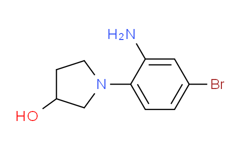 CAS No. 1219957-07-9, 1-(2-Amino-4-bromophenyl)pyrrolidin-3-ol