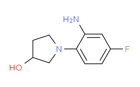 CAS No. 1220037-41-1, 1-(2-Amino-4-fluorophenyl)pyrrolidin-3-ol