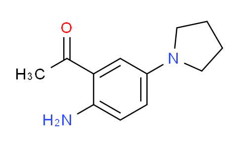 CAS No. 56915-84-5, 1-(2-Amino-5-(pyrrolidin-1-yl)phenyl)ethanone