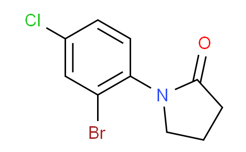 CAS No. 1280786-79-9, 1-(2-Bromo-4-chlorophenyl)pyrrolidin-2-one