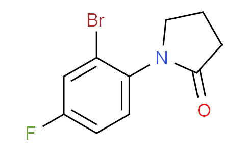 CAS No. 1037150-18-7, 1-(2-Bromo-4-fluorophenyl)pyrrolidin-2-one