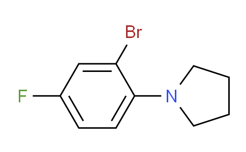 CAS No. 1355246-96-6, 1-(2-Bromo-4-fluorophenyl)pyrrolidine