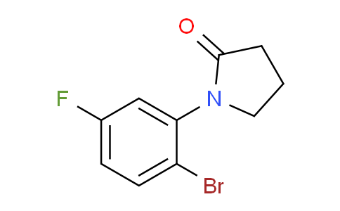 CAS No. 1280786-54-0, 1-(2-Bromo-5-fluorophenyl)pyrrolidin-2-one
