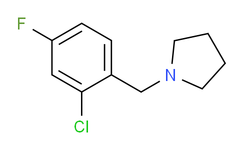CAS No. 891395-75-8, 1-(2-Chloro-4-fluorobenzyl)pyrrolidine