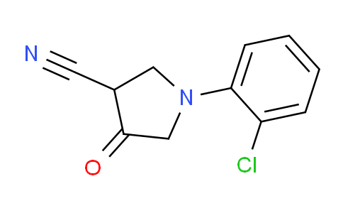 CAS No. 1312141-12-0, 1-(2-Chlorophenyl)-4-oxopyrrolidine-3-carbonitrile