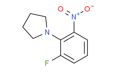 CAS No. 1233955-61-7, 1-(2-Fluoro-6-nitrophenyl)pyrrolidine